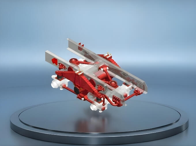6 ROD Bogie Double-Drive Suspension System – THSL